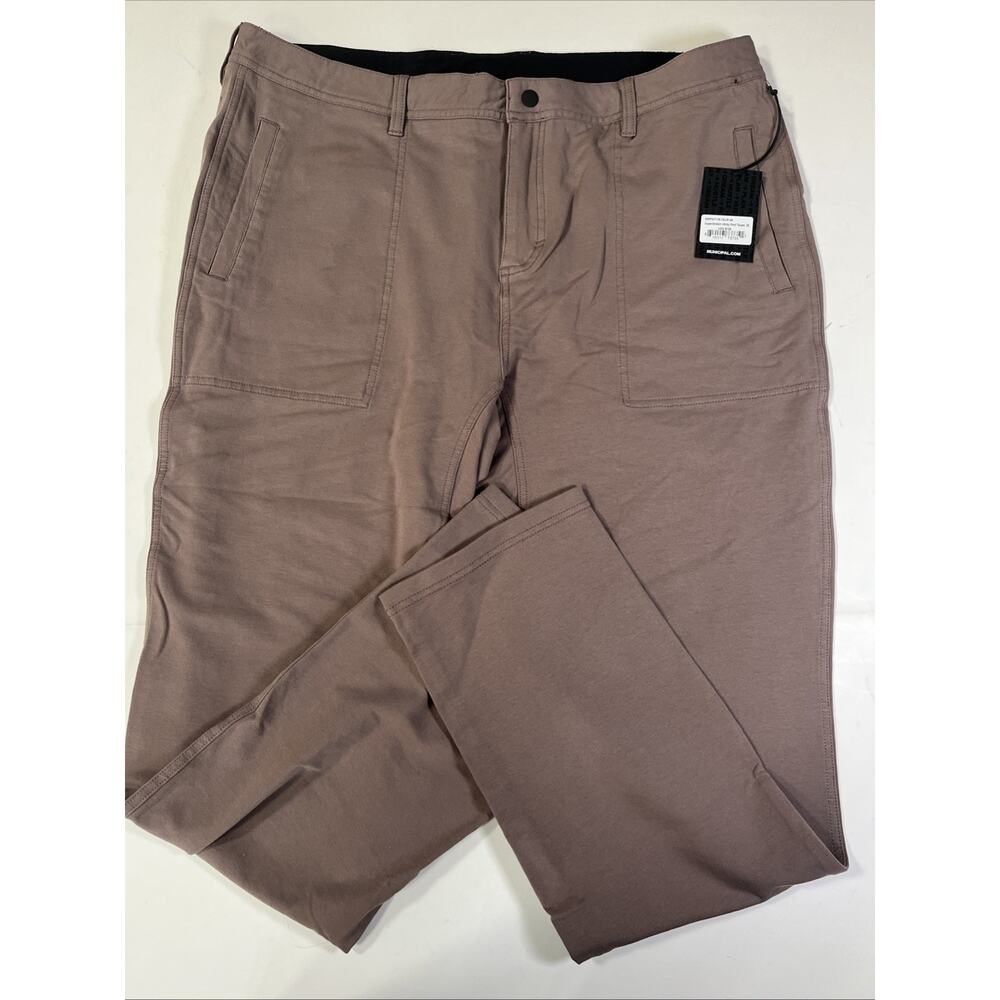 Municipal Sport Superstretch Utility Pants Mens 38X32 Taupe Cotton NWT